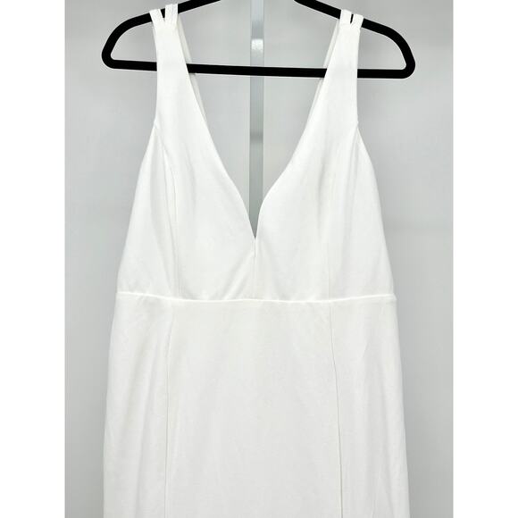 Lulu's Forever Crush White Mermaid Maxi Dress XL‎ - Picture 4 of 11